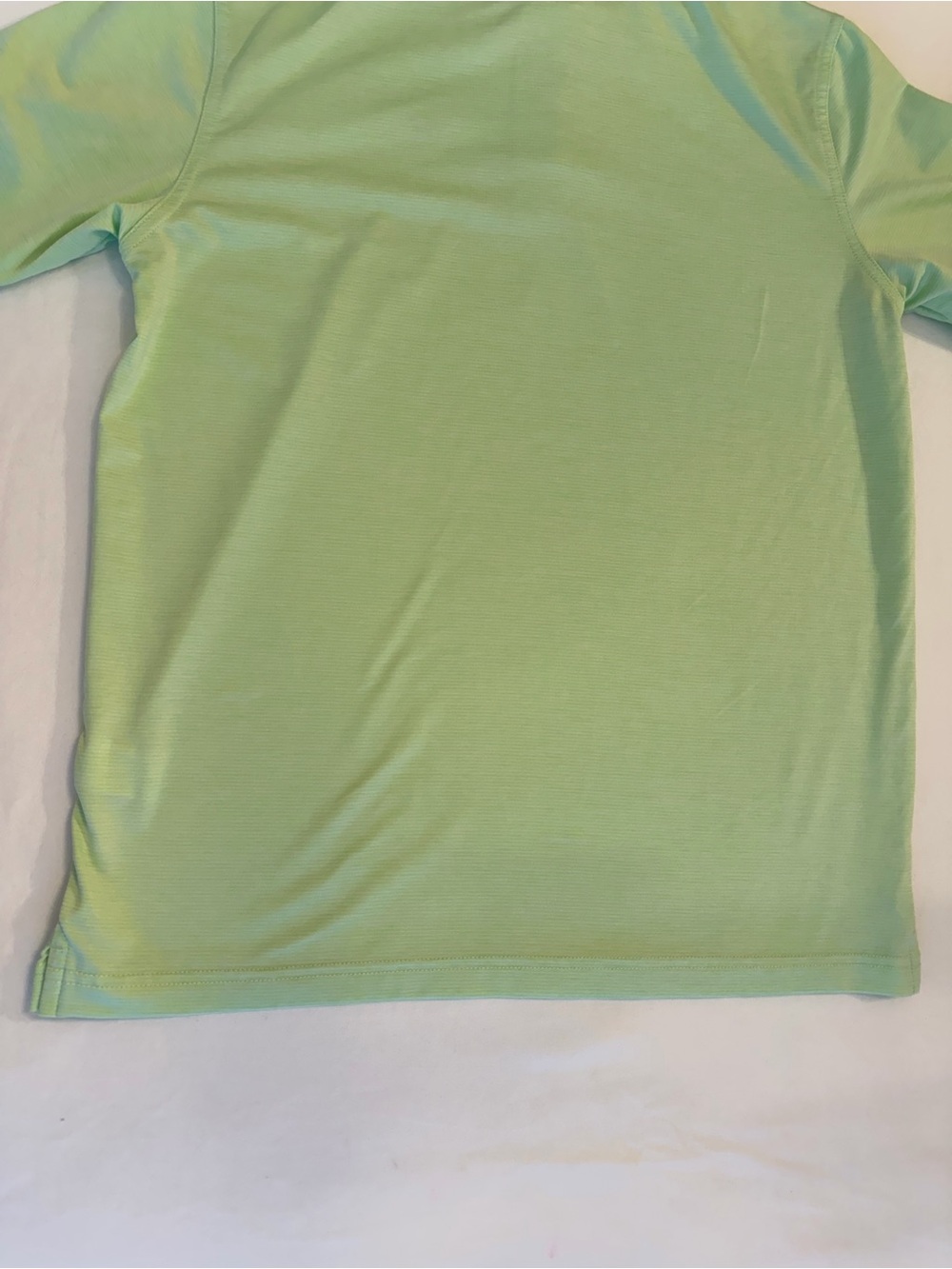 Vineyard Vines Boys’ Performance Sankaty Stripe Polo Mint Green & White Size L - Picture 4 of 7